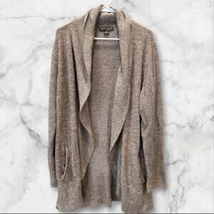 Barefoot Dreams CozyChic Lite Circle Cardigan in Coco 2XL